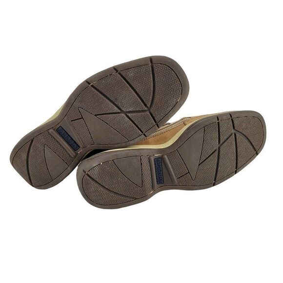 Sperry Top Sider Boat Shoes 12 Tan‎ Leather 0777924 Slip On Nautical Yacht Club - Picture 10 of 13